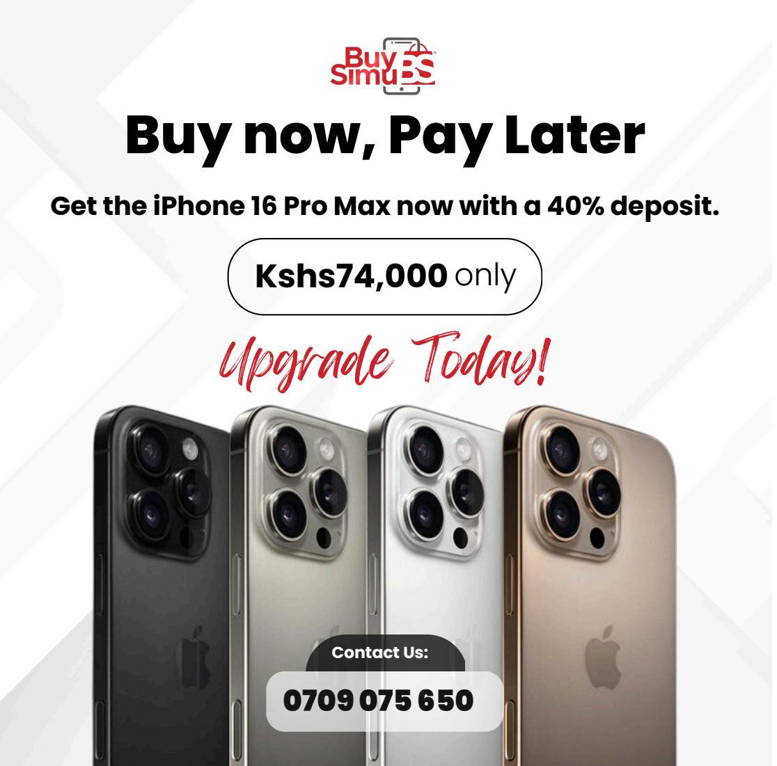 iPhone 16 Pro Max - Own it with BuySimu